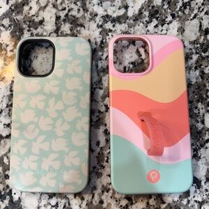 Casetify Green and Pink Artistic iPhone Cases